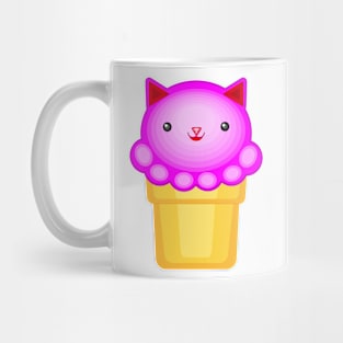 Strawberry Ice Cream Vector Mug